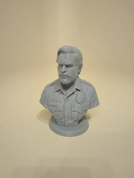 Bust Jim Hopper – Stranger Things - Image 1