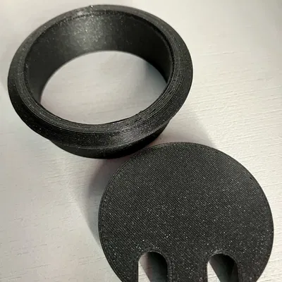 Ống lót lỗ đi dây PSU và nắp che (Prusa Mini+)