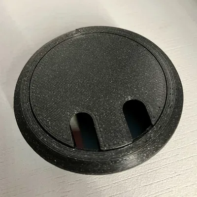 Ống lót lỗ đi dây PSU và nắp che (Prusa Mini+)