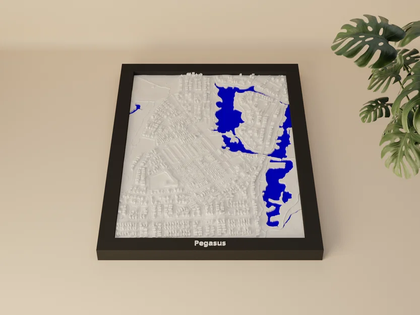 Pegasus, New Zealand - 3D Miniature - Image 1