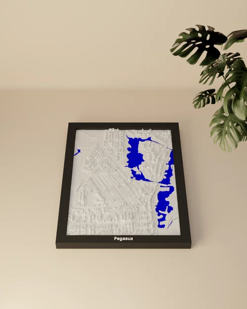 Pegasus, New Zealand - 3D Miniature - Image 3