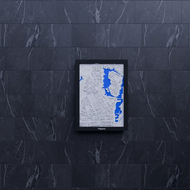 Pegasus, New Zealand - 3D Miniature - Image 6