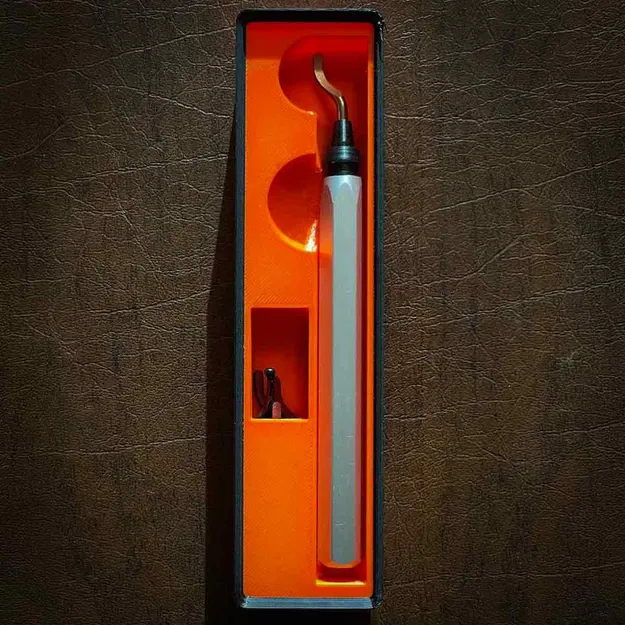 Khay Gridfinity để deburring tool, kèm ngăn chứa lưỡi dự phòng - Image 1