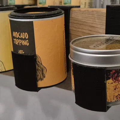 Kệ gia vị modular (móc hoặc dán băng keo)