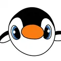 Penguin 2D Plate multicolor - Thumbnail 1