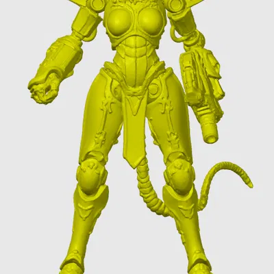 Warhammer cat-girl 35