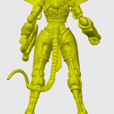 Warhammer cat-girl 35