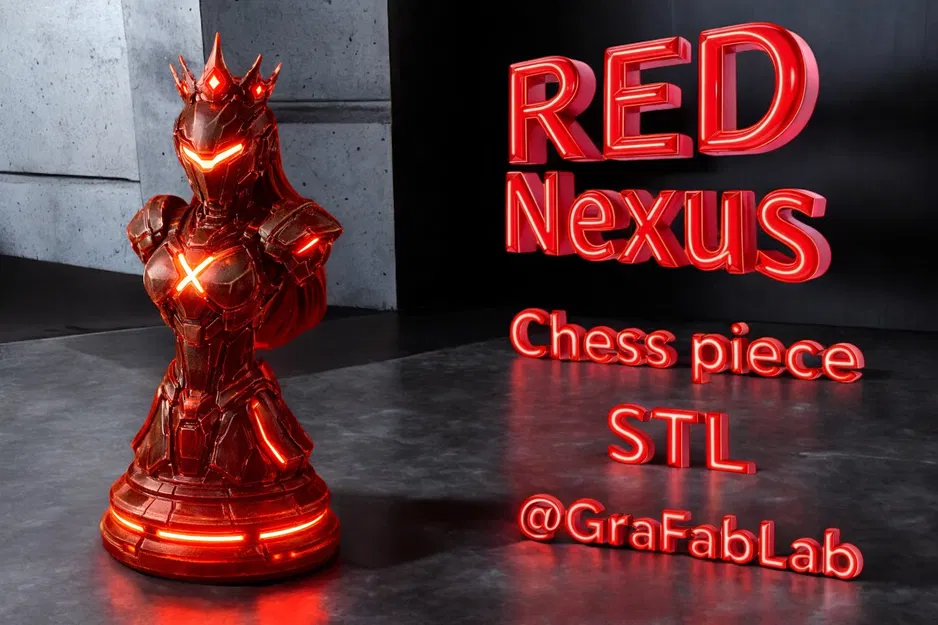 Red Nexus “Queen” - quân Hậu cờ vua - Image 1