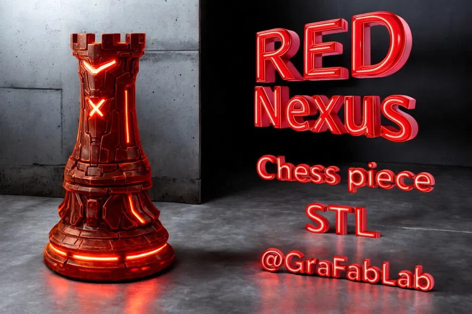 Red Nexus “Rook” - quân Xe cờ vua - Image 1