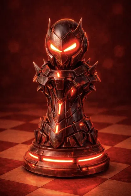 Red Nexus "Pawn" - quân Tốt cờ vua - Image 3