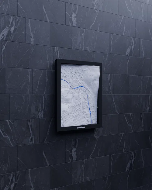 Dillenburg, Đức - Mô hình 3D Miniature địa hình - Image 4