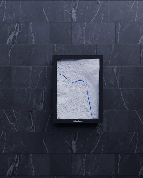 Dillenburg, Đức - Mô hình 3D Miniature địa hình - Image 5