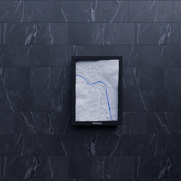 Dillenburg, Đức - Mô hình 3D Miniature địa hình - Image 7