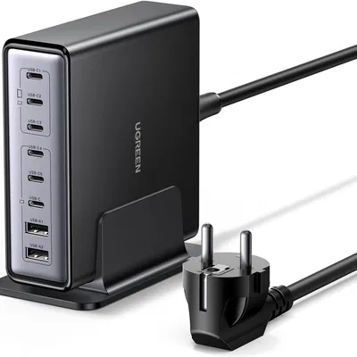 Ngàm gắn (bắt vít & SKÅDIS) cho sạc UGREEN 200W 8 cổng