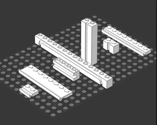 LEGO 32028 4510 30586 4216 88393 4217 2653 - Image 1