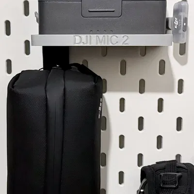 Mount Skadis cho DJI Mic 2, Mobile Receiver và Soft Case