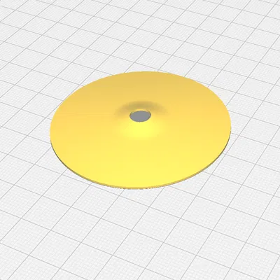 Móc treo hình cymbal trống (Drum cymbal pendant)