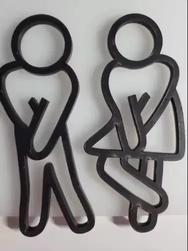 Bảng hiệu cửa nhà vệ sinh (Toilet Door Sign) - Image 1