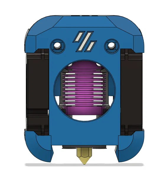 Ngàm gắn hotend MK8 cho Dragonburner (Dragonburner MK8 hotend mount) - Image 1