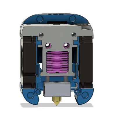 Ngàm gắn hotend MK8 cho Dragonburner (Dragonburner MK8 hotend mount)