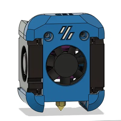 Ngàm gắn hotend MK8 cho Dragonburner (Dragonburner MK8 hotend mount)