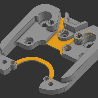 Dragon Burner v8 Ender 3 Plate Adapter V3