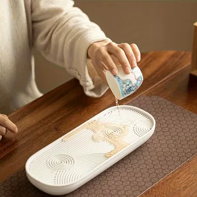 Khay Trà Gongfu Cha Trung Hoa - Melamine Tea (In 3D)