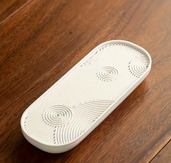 Khay Trà Gongfu Cha Trung Hoa - Melamine Tea (In 3D) - Image 6