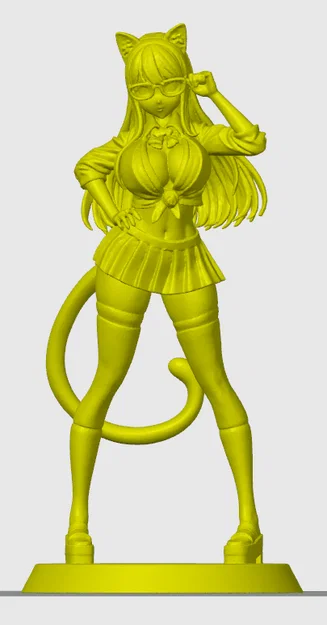 Figurine anime cat-girl 14 - Image 1