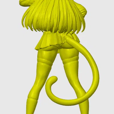 Figurine anime cat-girl 14