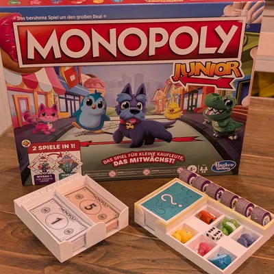 Organizer Monopoly Junior dạng 2 phần