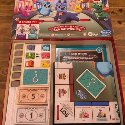 Organizer Monopoly Junior dạng 2 phần