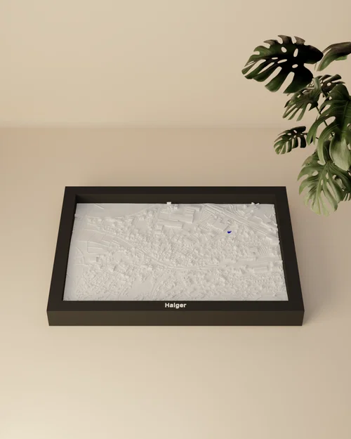 Haiger, Đức - 3D Miniature địa hình (Topographic) - Image 1