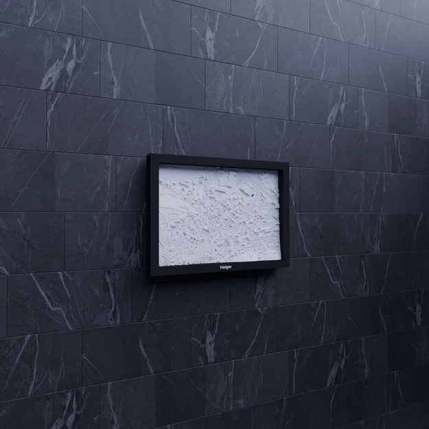 Haiger, Đức - 3D Miniature địa hình (Topographic) - Image 6