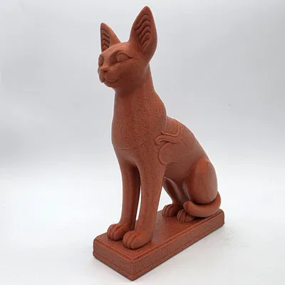 Tượng Mèo Ngồi Ai Cập - Bộ Sưu Tập The Pharoah