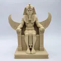 Pharaoh trên ngai kèm cánh Osiris - The Pharoah Collection - Thumbnail 1