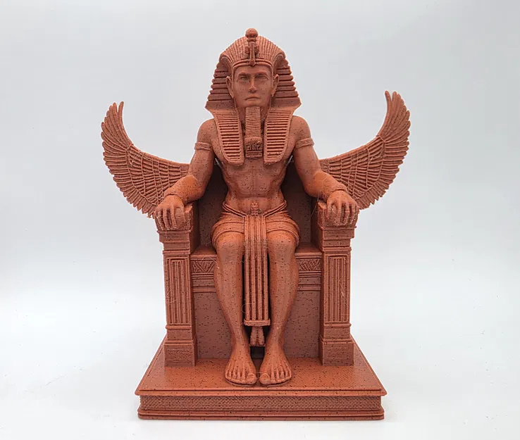 Pharaoh trên ngai kèm cánh Osiris - The Pharoah Collection - Image 5