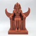 Pharaoh trên ngai kèm cánh Osiris - The Pharoah Collection - Thumbnail 5