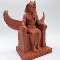 Pharaoh trên ngai kèm cánh Osiris - The Pharoah Collection - Thumbnail 7
