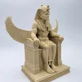 Pharaoh trên ngai kèm cánh Osiris - The Pharoah Collection - Thumbnail 10
