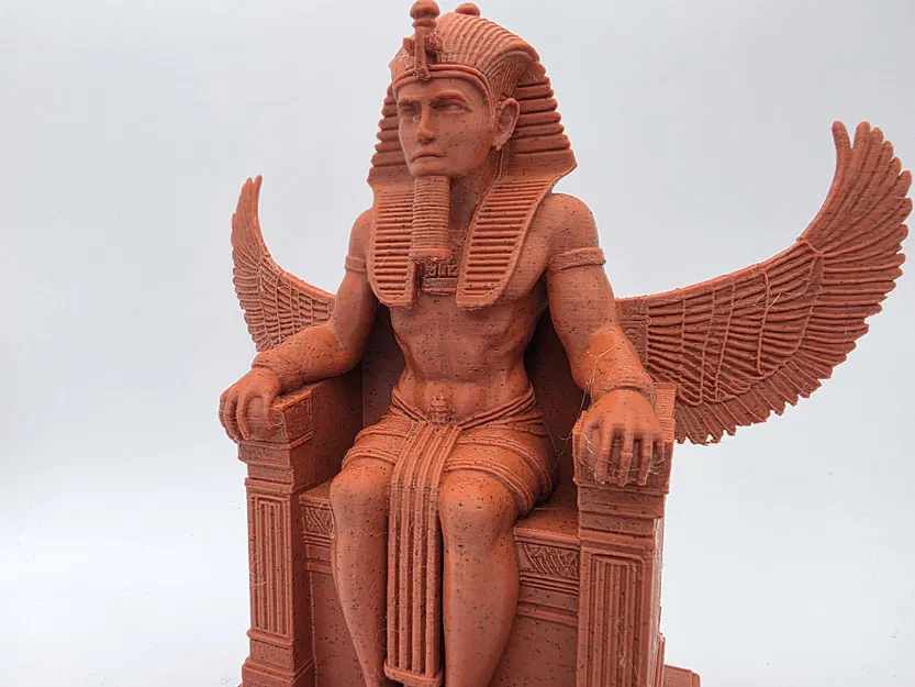 Pharaoh trên ngai kèm cánh Osiris - The Pharoah Collection - Image 11