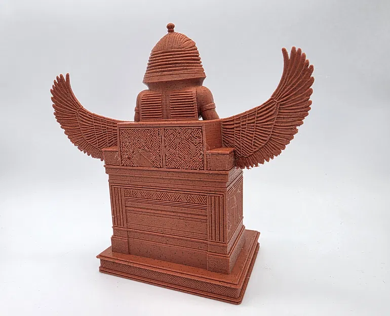 Pharaoh trên ngai kèm cánh Osiris - The Pharoah Collection - Image 13