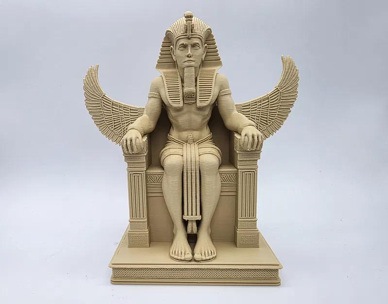 Pharaoh trên ngai kèm cánh Osiris - The Pharoah Collection - Image 15