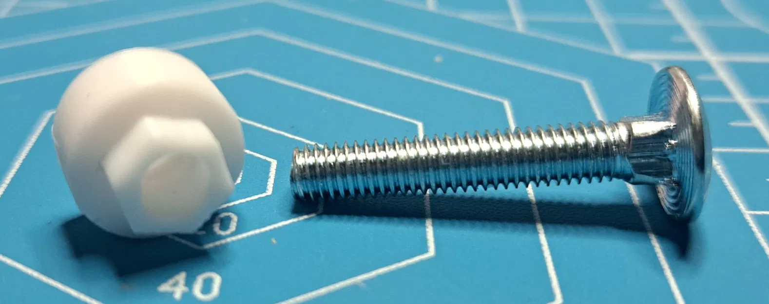 Adapter chuyển M5 Carriage Bolt sang Hex (Square-to-Hex) - Image 5