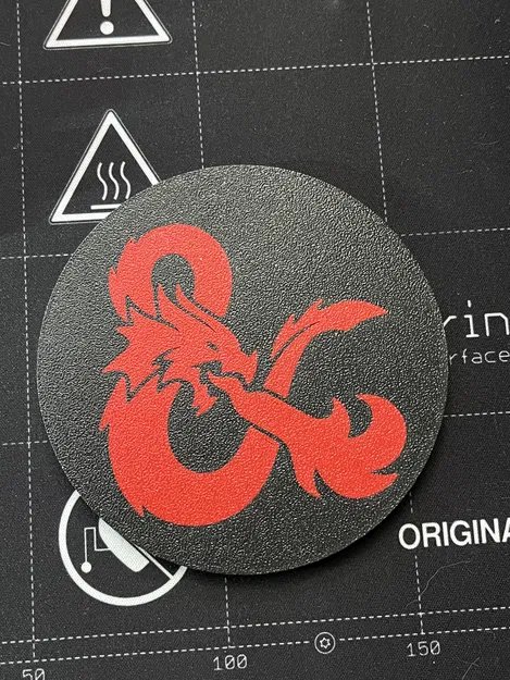 Miếng lót ly lấy cảm hứng D&D (D&D inspired coaster) - Image 2