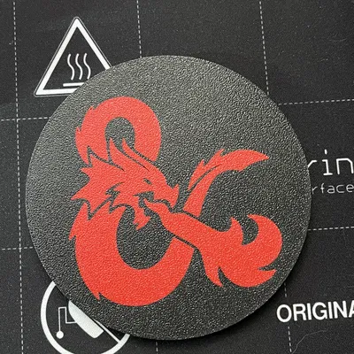 Miếng lót ly lấy cảm hứng D&D (D&D inspired coaster)