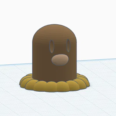 Model Diglett dễ thương