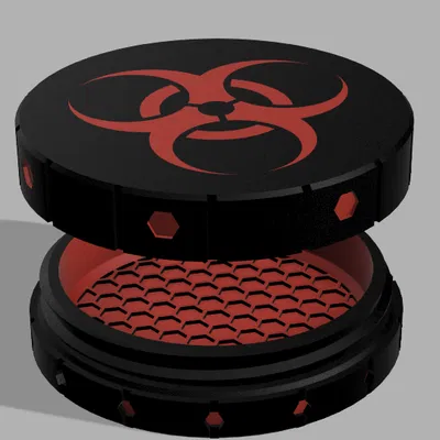 Hộp đựng Aligner "Bio Hazzard"