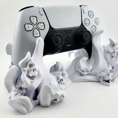 Stand để tay cầm PS5 (Joystick Holder) phong cách Hell Skull