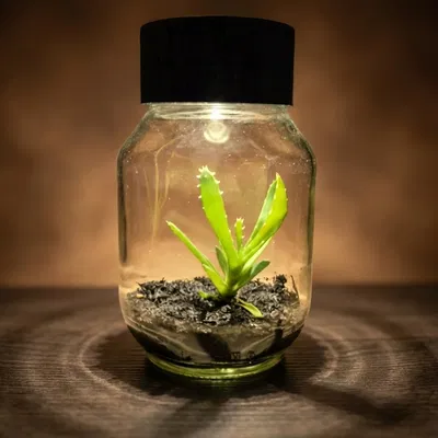 Đèn cây trong nhà LED sạc lại từ chai Nutella